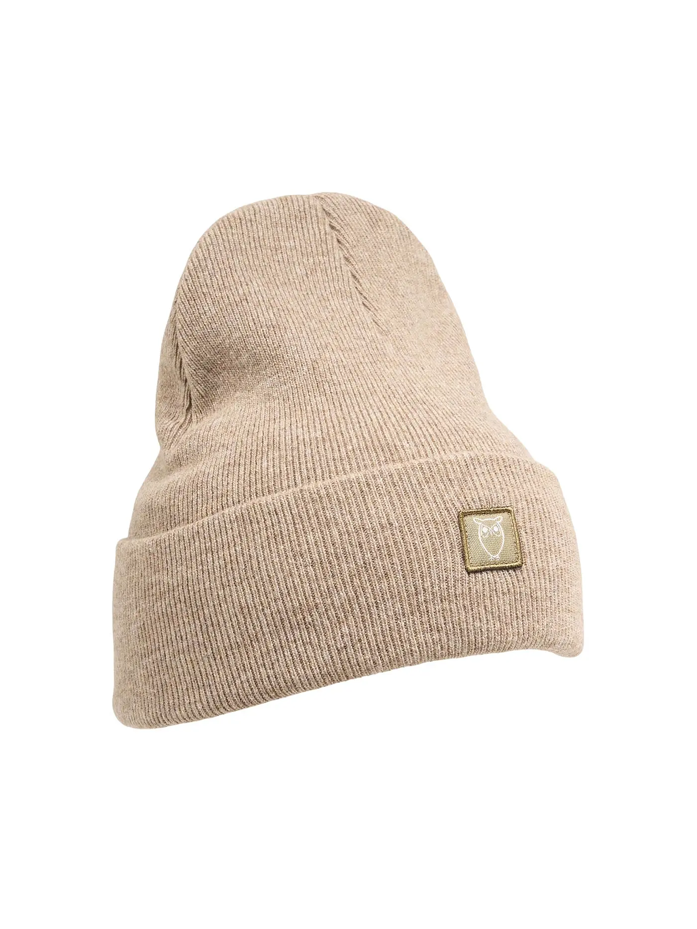 KNOWLEDGE COTTON APPAREL | Mütze - Haube Leaf | beige